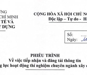 Thông tin công bố năng lực hoạt động thí nghiệm chuyên ngành xây dựng theo quy định tại Điều 11 Nghị định số 14/2026/NĐ-CP của Chính phủ